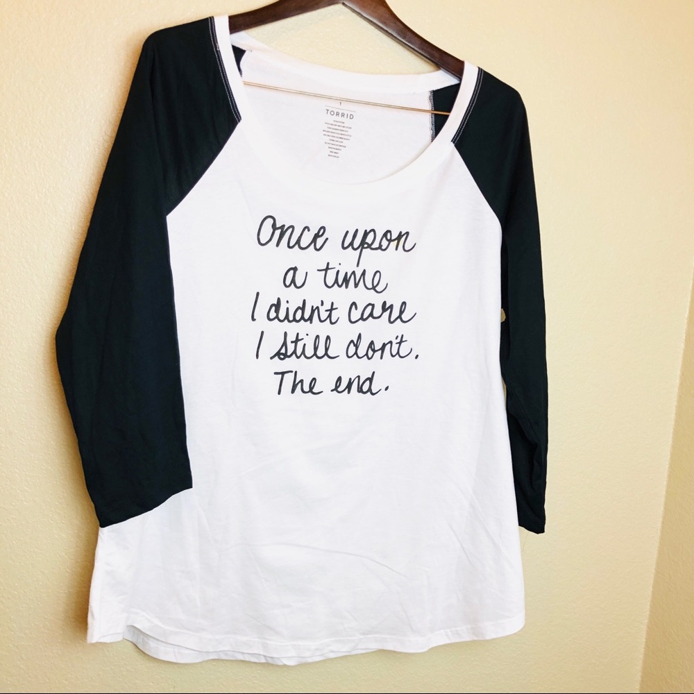 Torrid || Once Upon A Time Tee Baseball Shirt